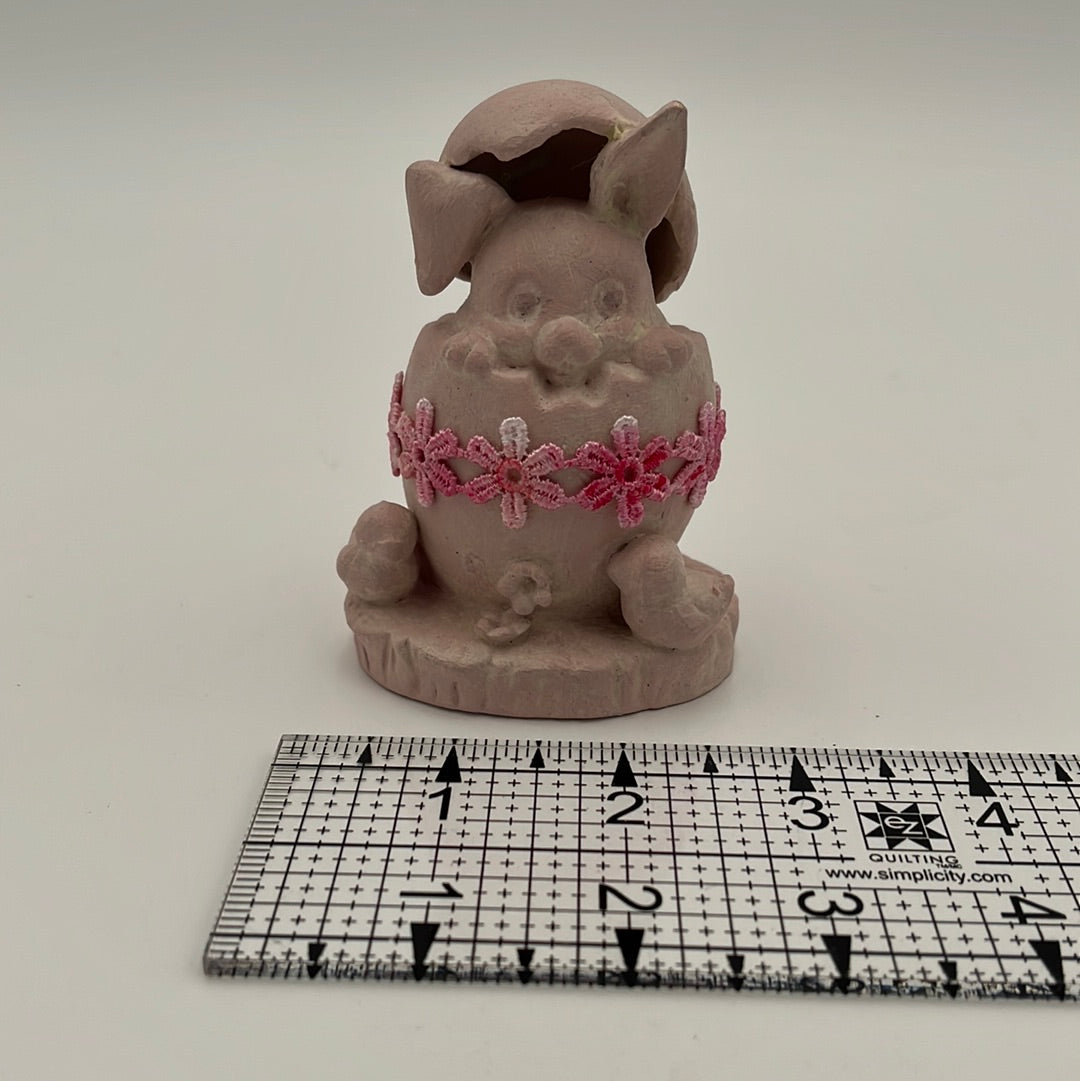 Cute Ceramic Bunny In An Egg