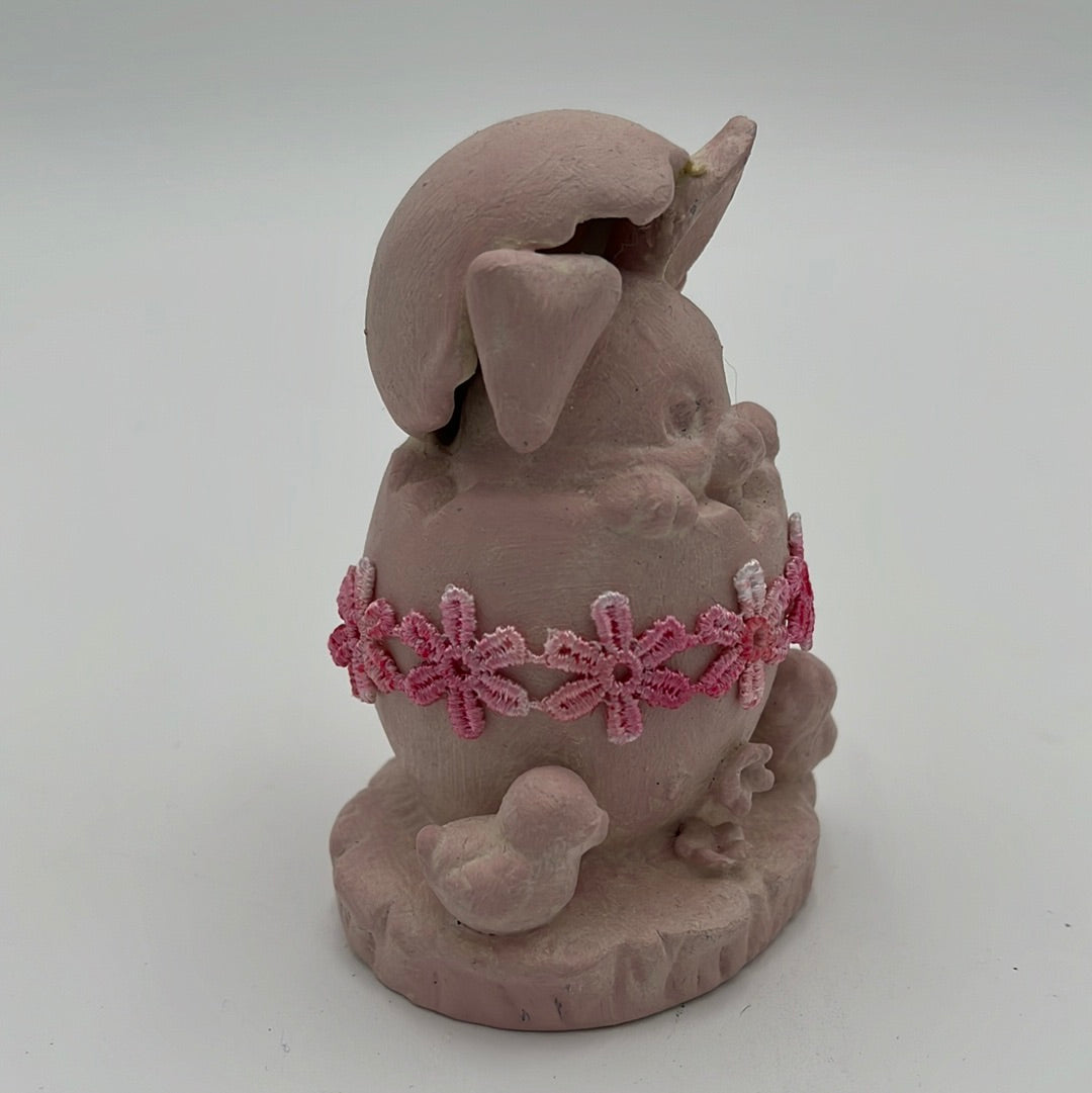 Cute Ceramic Bunny In An Egg