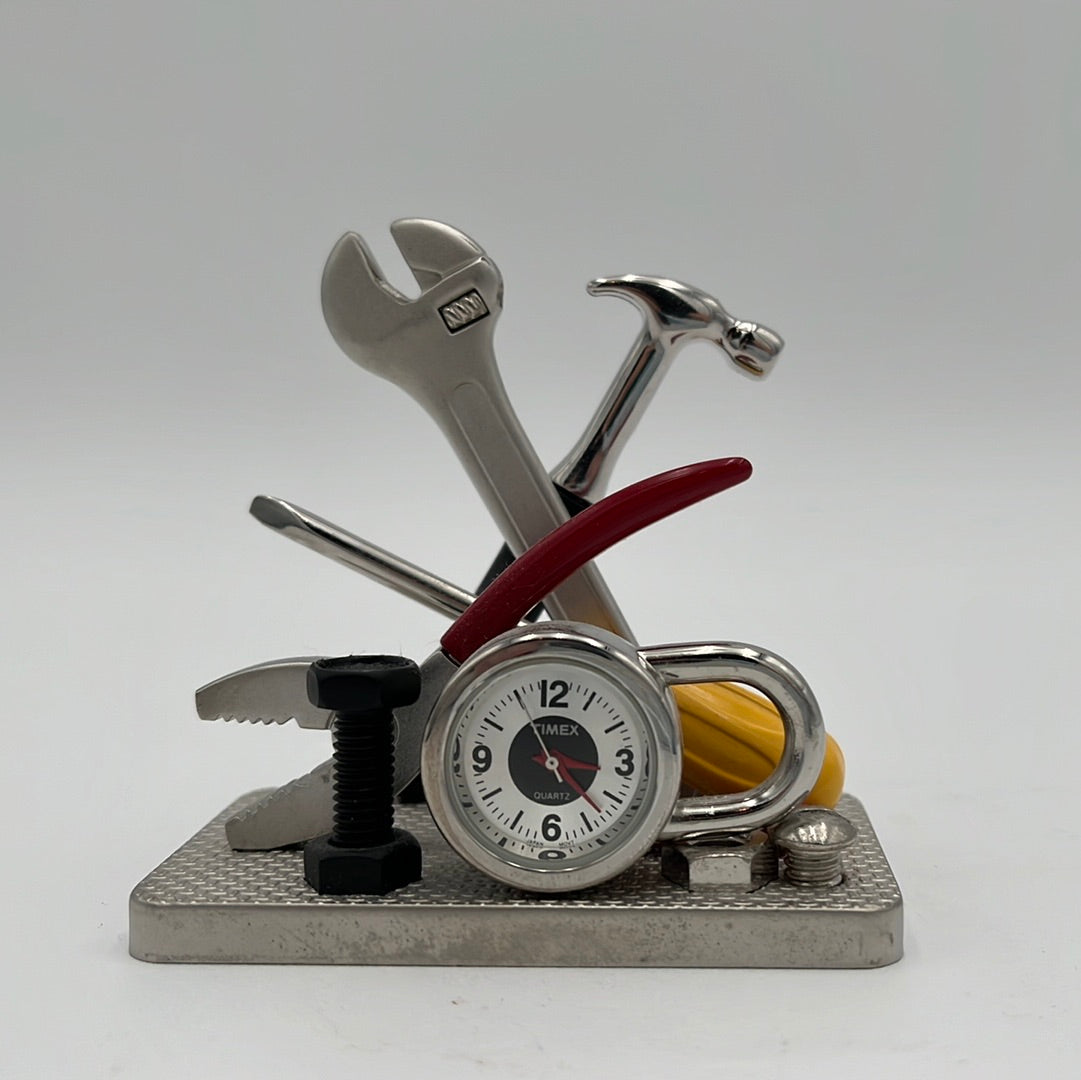 Timex Handyman Tool Set Miniature Desktop Collectible Clock top