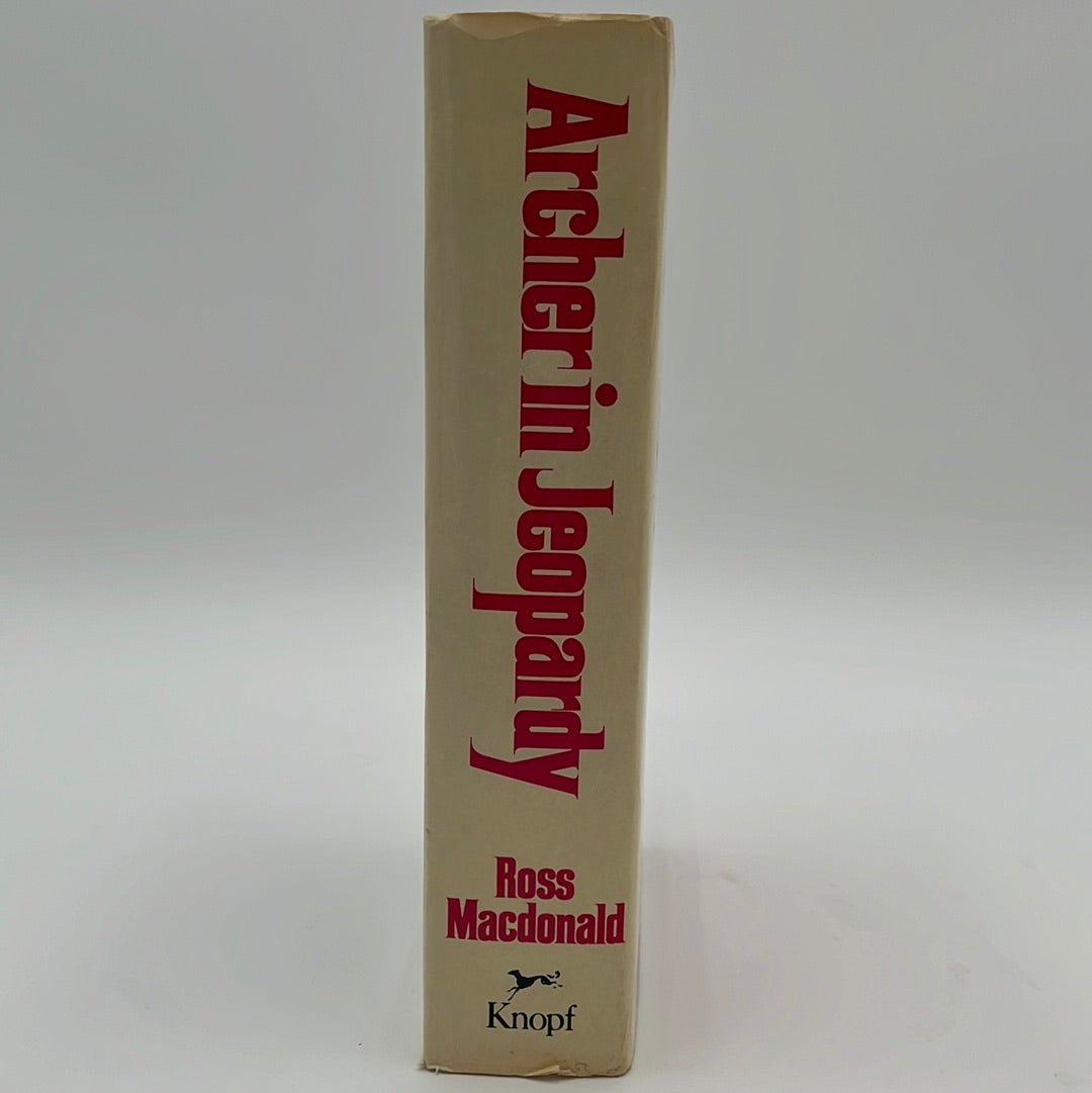 Book: Archer in Jeopardy Ross McDonald Hardcover w/Jacket