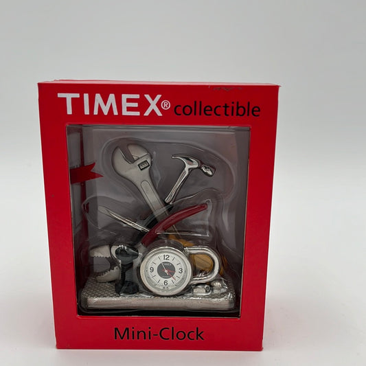 Rare Timex Collectible Miniature Mechanical Tools Clock